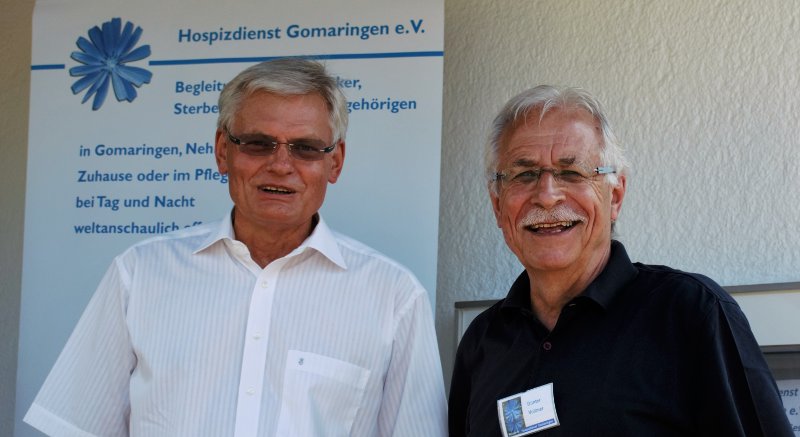Gomaringen: Günther Brenzel, 1. Vorsitzender, und Günter Vollmer, Geschäftsführer.