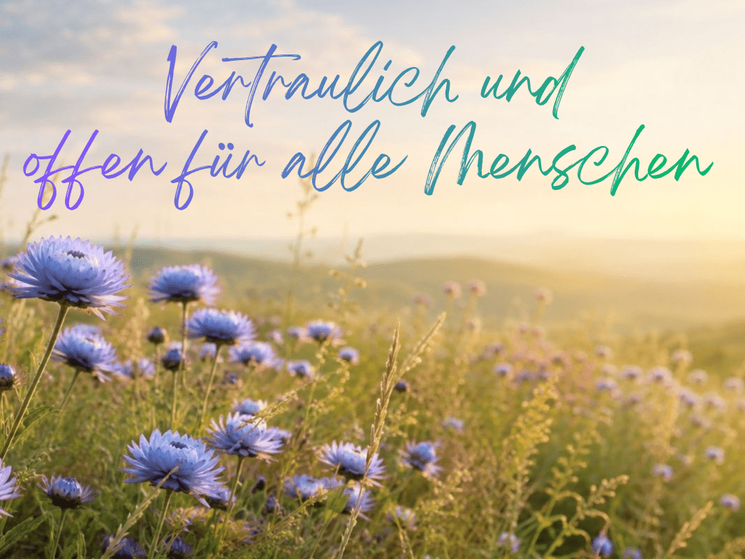 flyer - vertraulich und offen für alle menschen